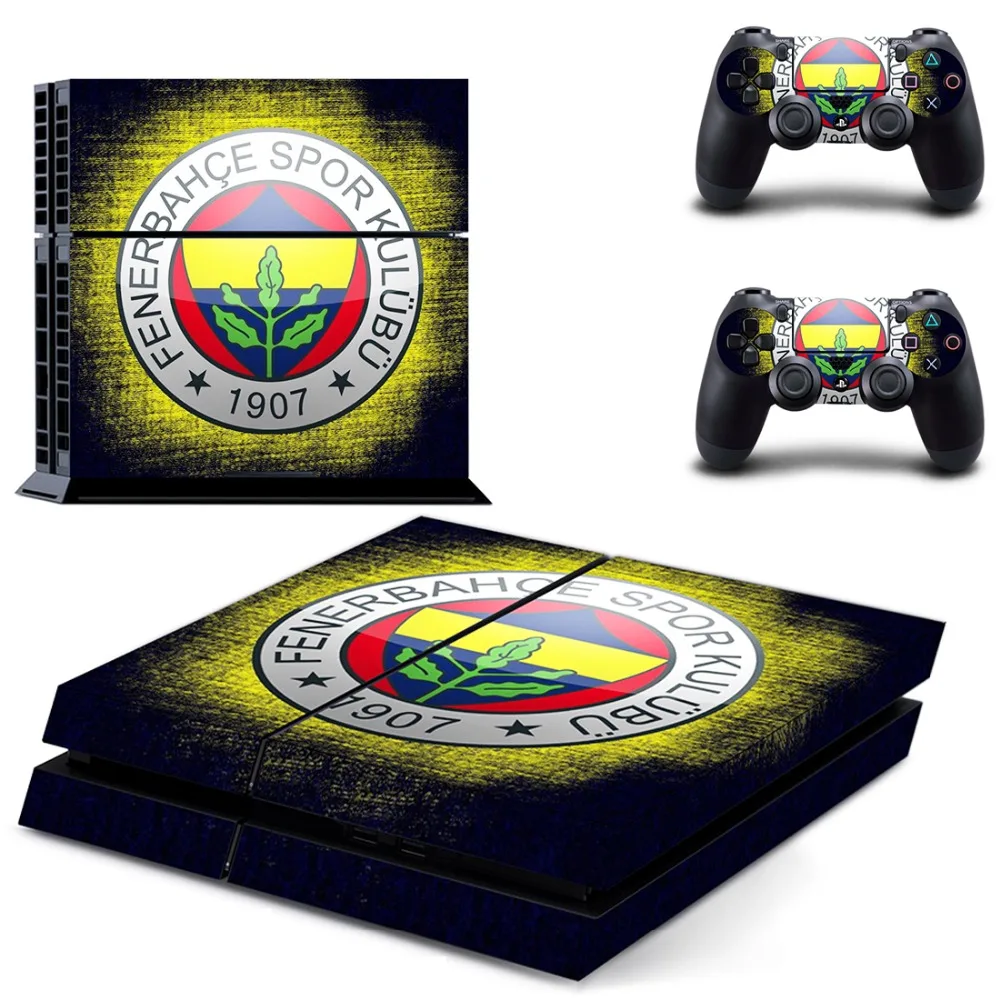 Fenerbahce Spor Kulubu футбол PS4 Кожа Наклейка виниловая для sony Playstation 4 консоль и 2 контроллера PS4 Кожа Наклейка