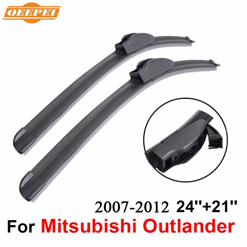 QEEPEI Передняя и задняя Щетка стеклоочистителя Без Рычага для Mitsubishi Outlander 2007-2012