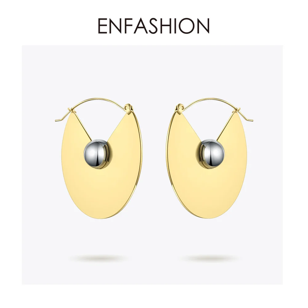 Enfashion панковские геометрические Висячие серьги для женщин массивные большие