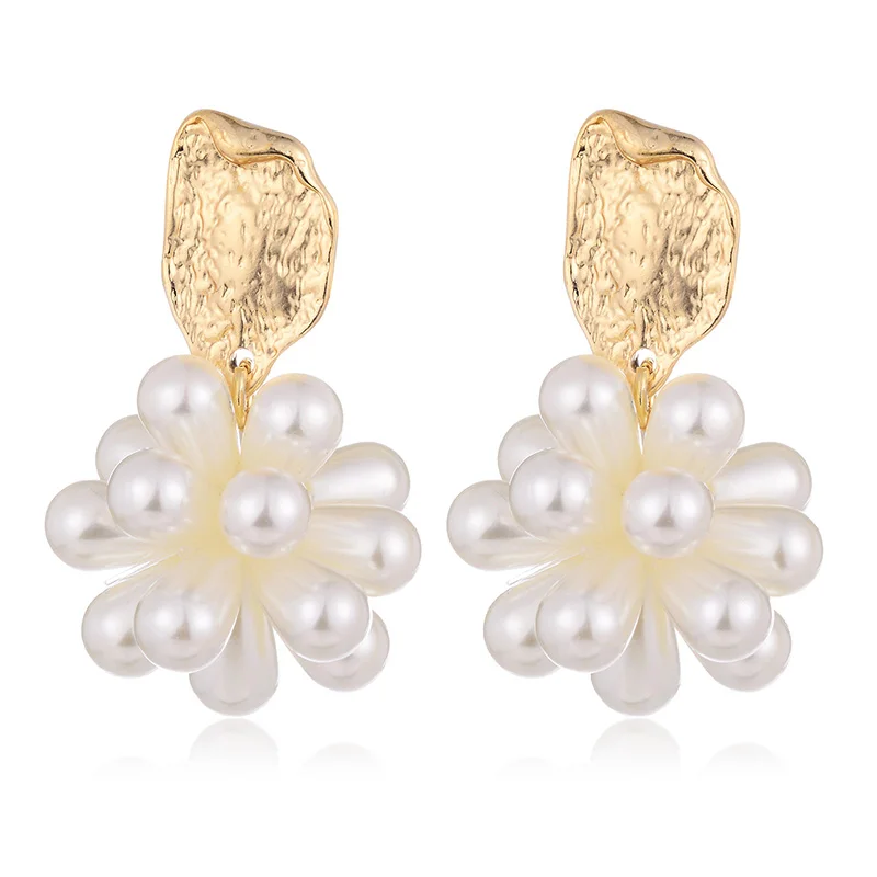 Серьги с жемчугом HONGYE для Женщин Модные Винтажные серьги Модная бижутерия