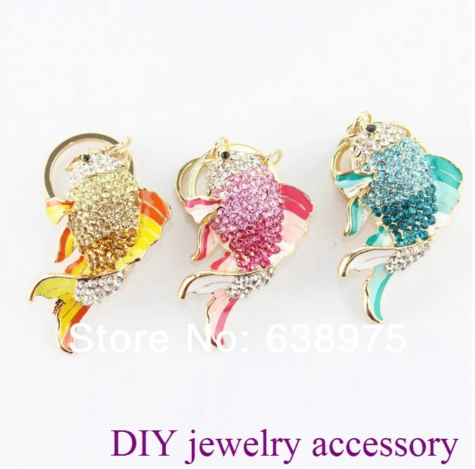10 шт модный брелок в форме рыбы цепной брелок.|key chain ring|fish keychainfashion keychain |