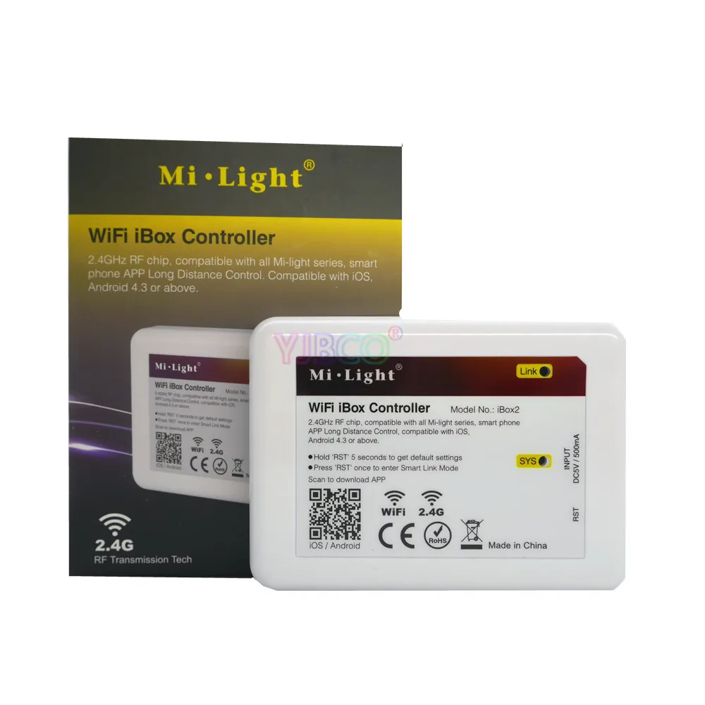 Miboxer 2 4G 4 зонная смарт панель WiFi iBox RGB + CCT/RGBWW Светодиодная лента контроллер