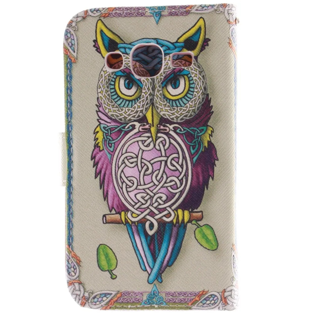 Чехол книжка из искусственной кожи с подставкой для Samsung Galaxy Core Prime Lte G360 G360H G360G