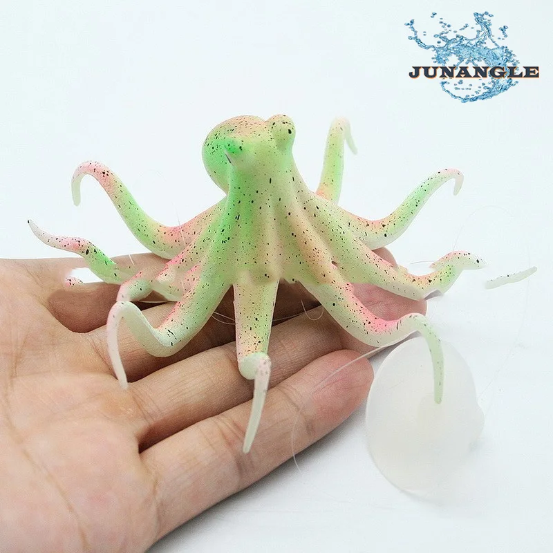 HU аквариум многоцветные подвесные украшения осьминог миниатюрное украшение для