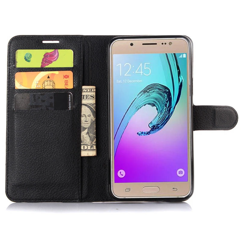 Чехол для Samsung Galaxy J7 2016 чехол-бумажник из искусственной кожи задняя крышка чехол
