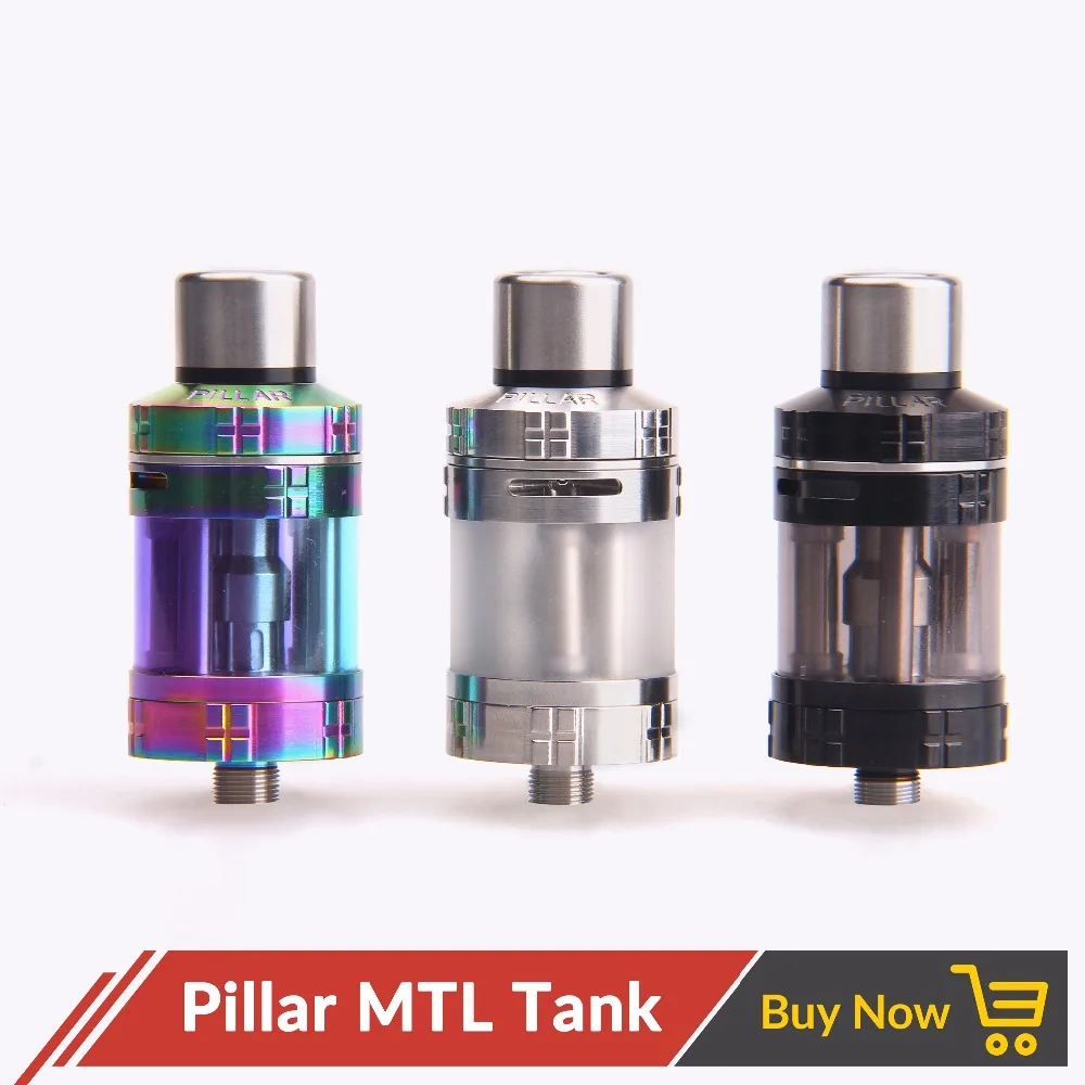 Оригинальный атомайзер Yosta Pillar RTA MTL с капельным наконечником емкость 4 мл