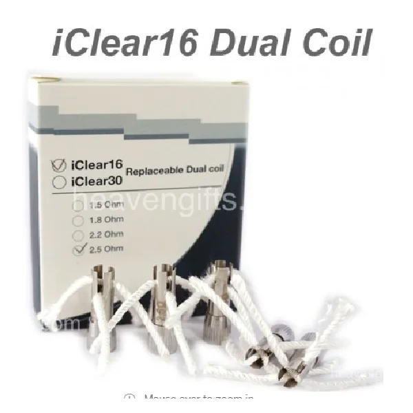10pcs/pack NEW Original Innokin E Cigaratte Iclear 16 Dual Coil Atomizer E-cigarette Replacement | Электроника