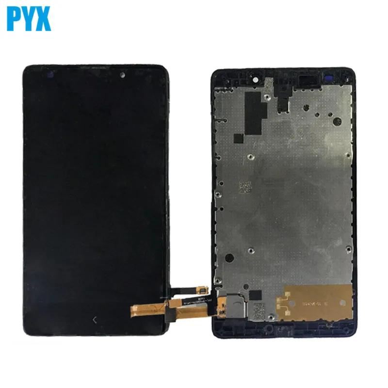 Черный ЖК дисплей с сенсорным экраном и дигитайзером в сборе для Nokia XL бесплатная