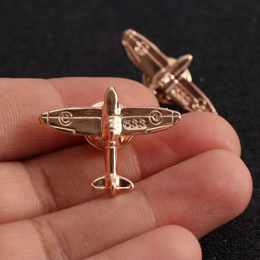 1 пара брошей в виде самолета стиле ретро броши булавки для пилота мини булавка на