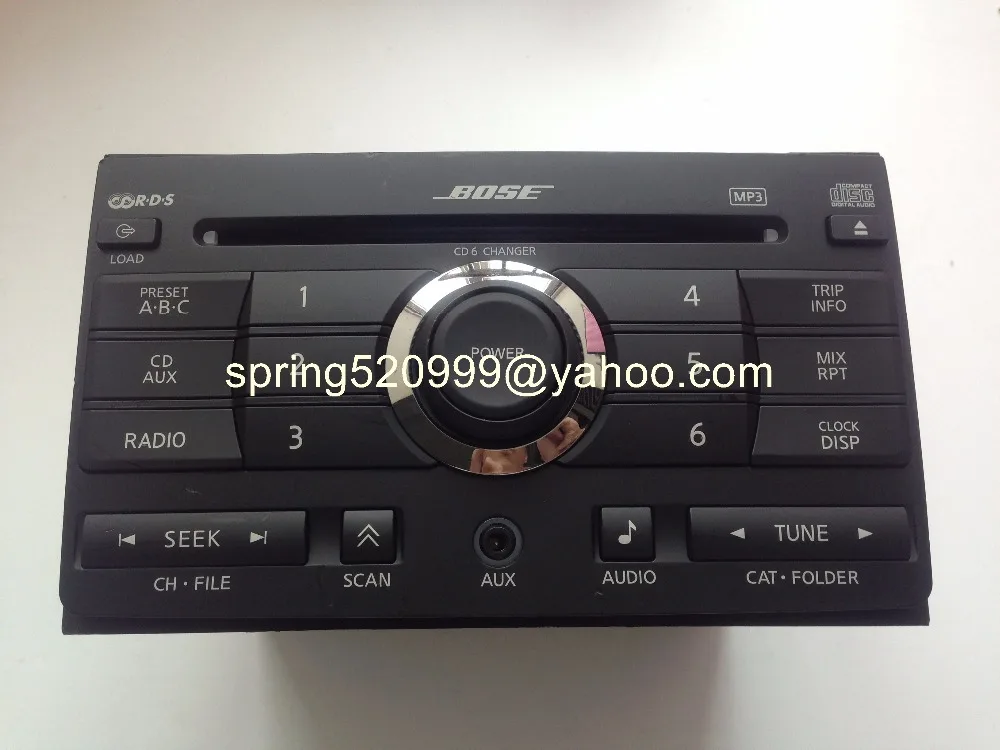 Ni san 28185 ZE50B clarion PN2837DB Boses 6 дисковый сменный блок для навигатора Honda Pathfinder Заводская