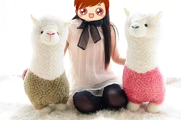 Милая плюшевая Alpacasso игрушка мягкие Животные куклы-альпаки Kawaii лама пакос мультфильм Детские куклы Brinquedos 20/35/45 см