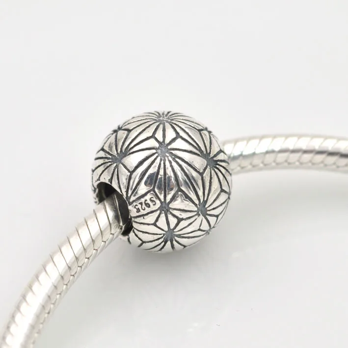 Flower Silver Beads Fits Pandora Bracelet Charms Bead 925 Sterling Jewelry Floating DIY Women | Украшения и аксессуары