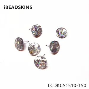 Новое поступление! 16 мм 100 шт.лот акриловые серьги-гвоздики в форме звездыСерьги Аксессуары для серег