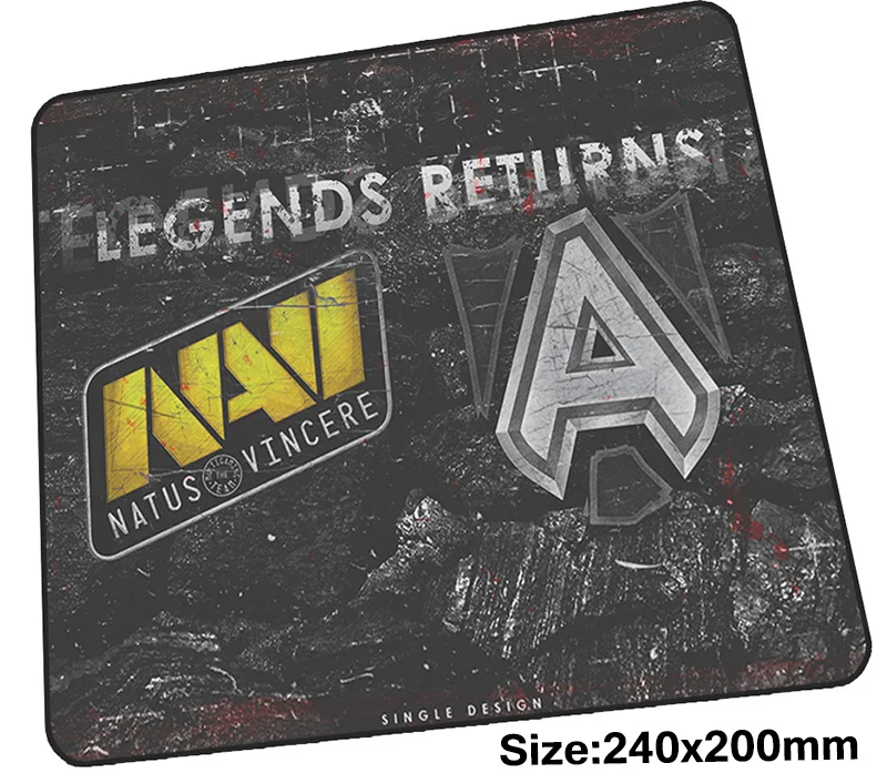 Геймерский коврик для мыши navi 240x200 мм нетбука модный игровой большой natus vincere