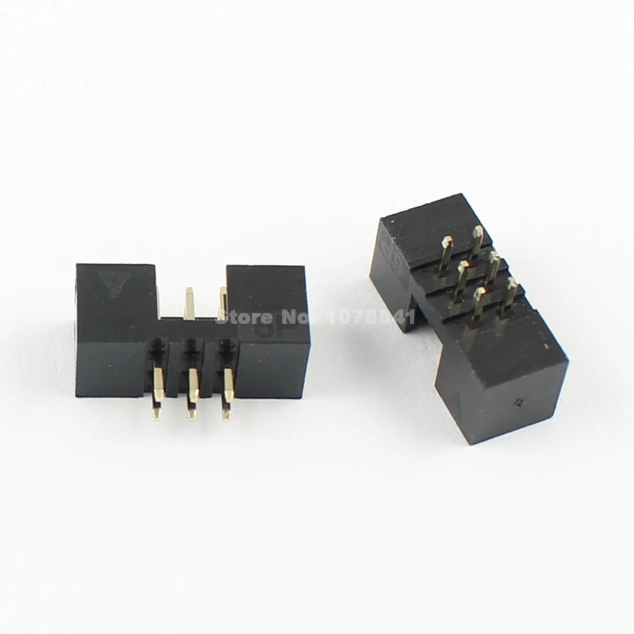 10 шт 2 мм 2x3 Pin 6 прямой мужской окутанный PCB Заголовка коробки разъем IDC |