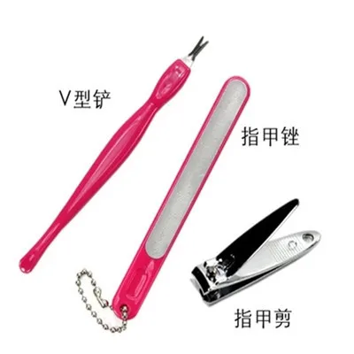 Маникюр инструмент три в одном маникюрные ножницы для ногтей вниз костюм