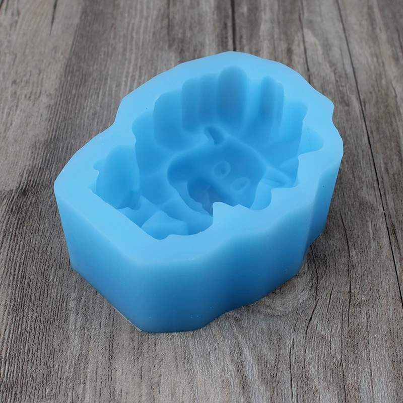 Силиконовая форма для мыла в форме льва естественного ручного изготовления 12