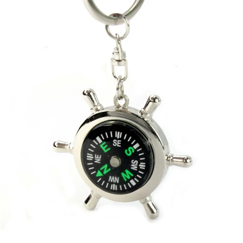 Горячая Распродажа Новый портативный сплав Серебряный Морской Компас руля