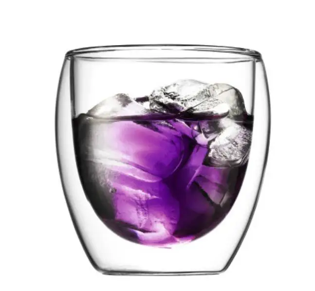 2017 термостойкая стеклянная кружка с двойными стенками кофейная чайная для пива