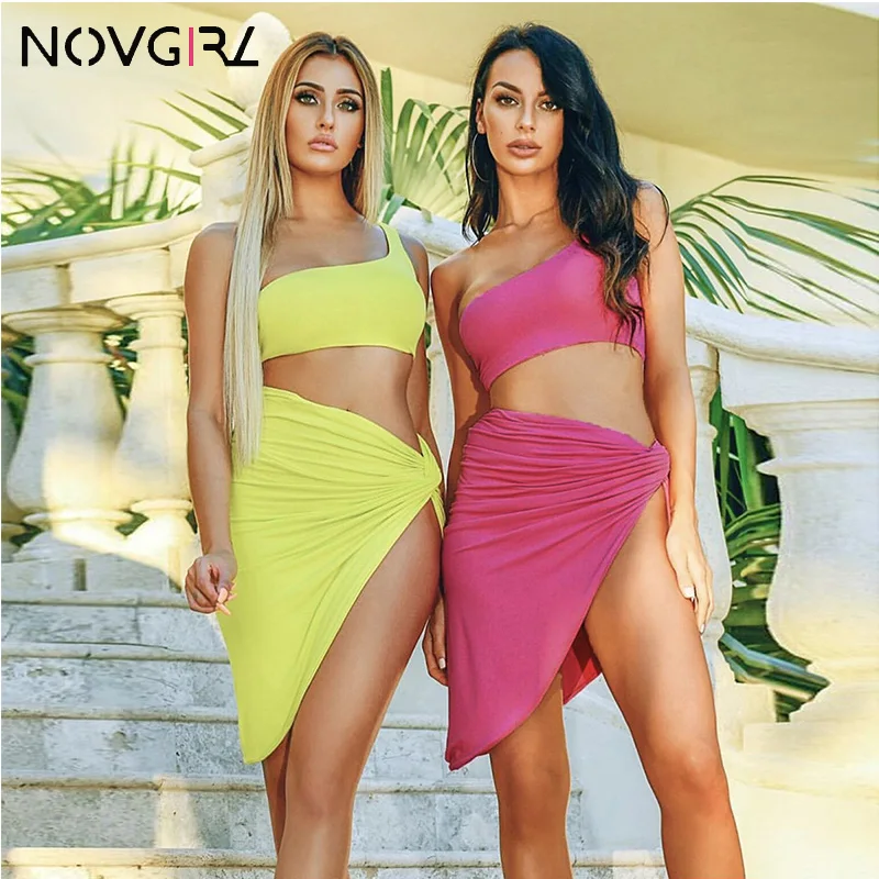 Женский хлопковый облегающий костюм Novgirl комплект из двух предметов укороченный
