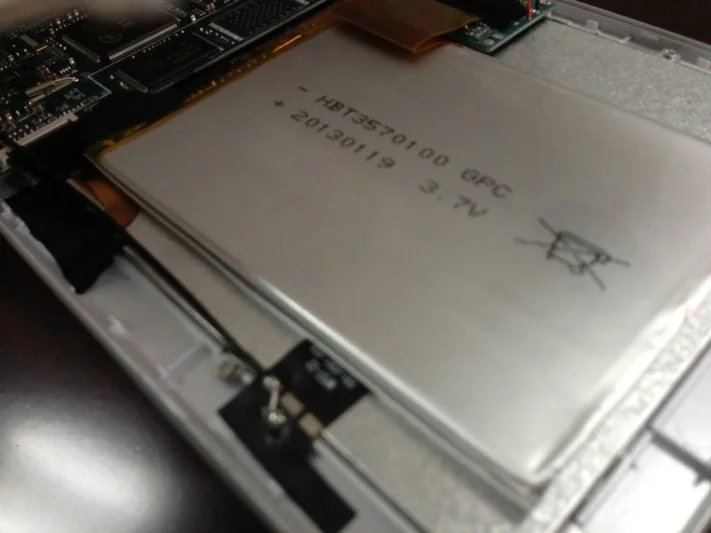 Good Quality 3.7V 3000 mAh Polymer Rechargeable Lithium Li Battery For 7" Tablet PC Built-in Backup Power Free Shipping | Электроника