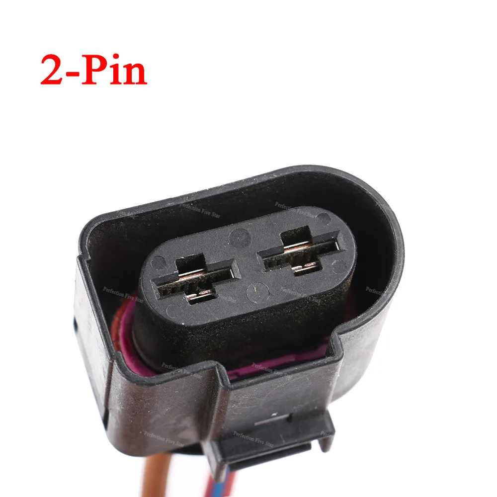 2 контактный разъем штекер корпуса Pigtail для VW AUDI A3 Q3 A4 A6 SKODA SEAT 1K0 971 955 4B0971955 1K0971955 4B0