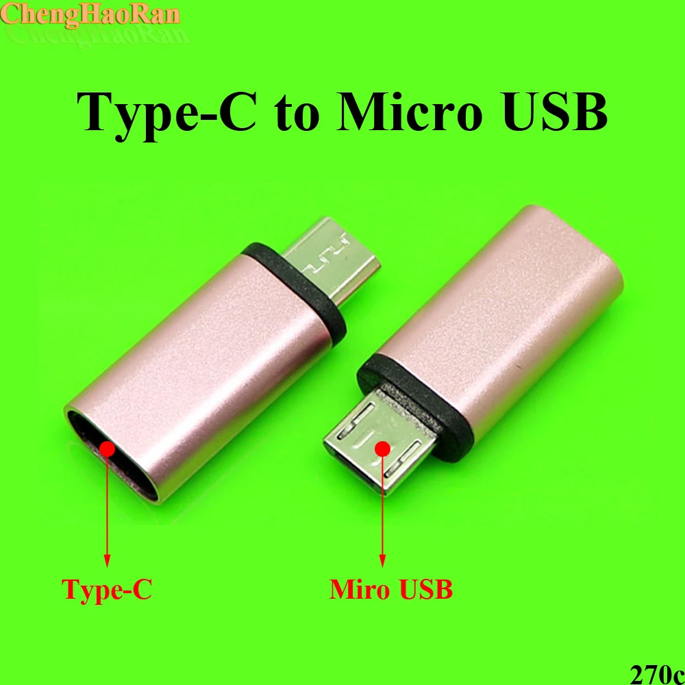 Type C гнездовой разъем к Micro USB 2 0 Мужской 3 1 конвертер данных адаптер Высокая