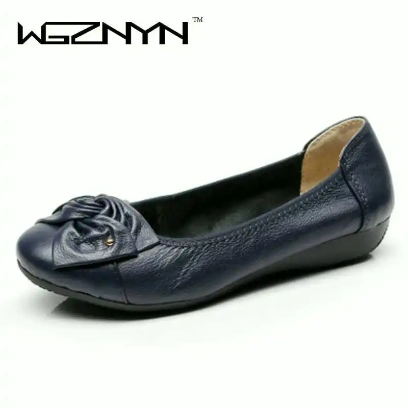 Обувь из натуральной кожи на выход фабричная Женская Весенняя обувь плоской