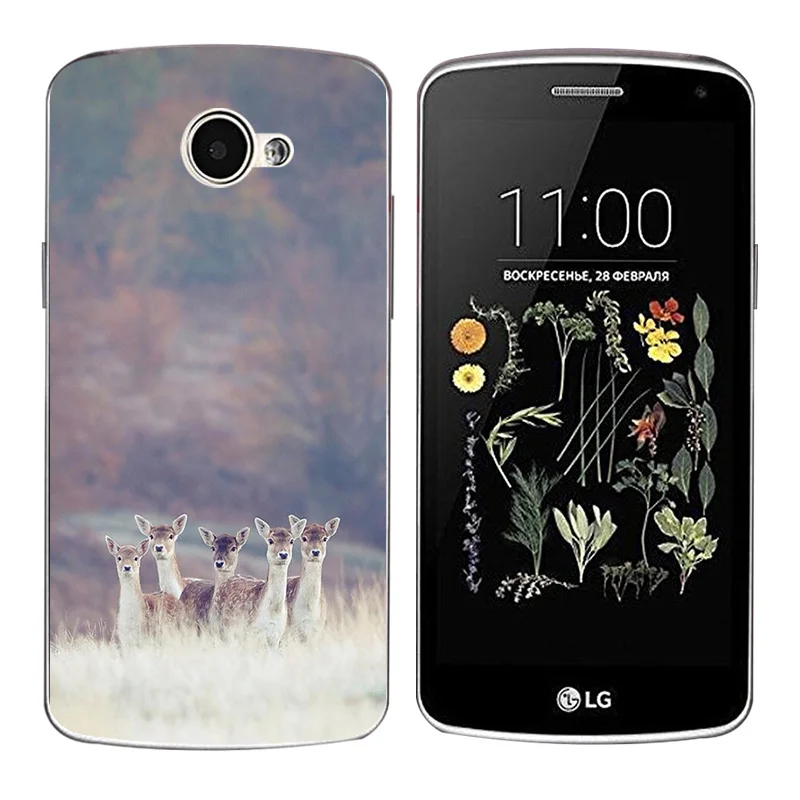 Чехол для LG K5 Мягкий силиконовый чехол LTE X220 X220DS K 5 с принтом &quotволны&quot k5 0
