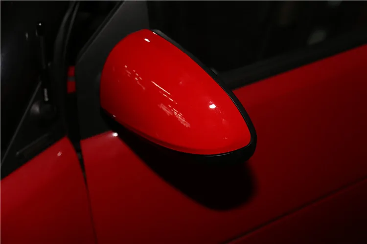 Для Mercedes-Benz SMART 09-14 накладка на зеркало заднего вида, защитная крышка, зеркальный корпус, автомобильные наклейки, 3D аксессуары для стайлинга автомобилей