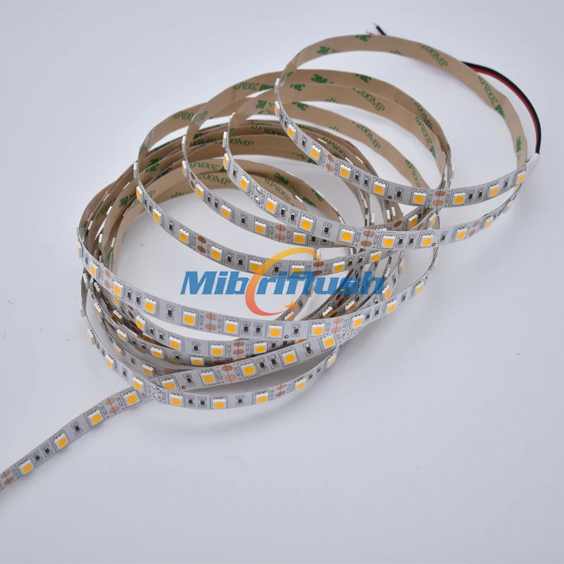 Светодиодная гибкая лента SMD5050 неводостойкая 24 В теплый белый/RGB | Лампы и