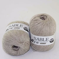 sale 250gr super soft pure sable cashmere wrap shawls hand knit wool crochet 243 yarn b2