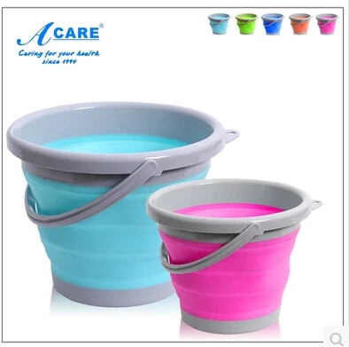 Acare multifunctional silica gel bucket footbath car wash vehienlar folding for last couple | Дом и сад