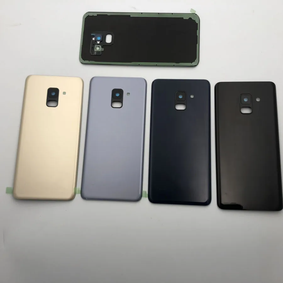 Задняя крышка аккумуляторного отсека для Samsung A8 2018 A530 A530F Plus A730 A730F стеклянная