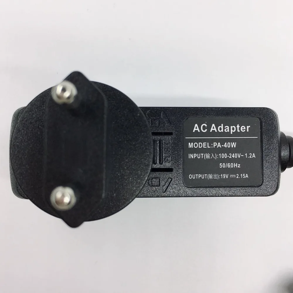 19 V 2.15A 5,5*1,7 мм штепсельная вилка европейского стандарта AC Мощность адаптер зарядного устройства для acer Aspire One S5 D255 D260 D257 серии планшет ноутбук
