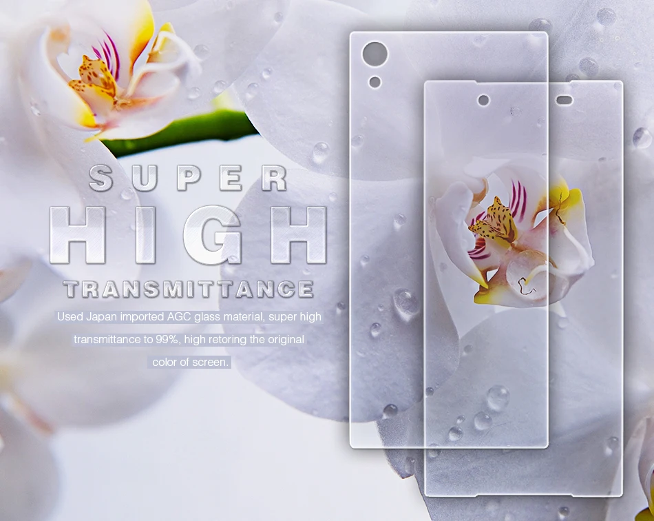 Для sony Xperia Z5 закаленное стекло для sony Xperia Z5 двойная защита экрана E6653 E6603 E6633 E6683 передний, задний Защитный фильм