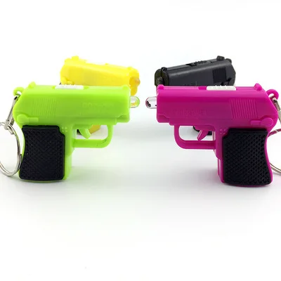 Светодиодный светильник брелок пистолет светящийся мультяшный фотографический
