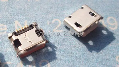 100 шт. микро 5pin dip usb разъем 7 2 мм использовать для многих мобильных телефонов|connector