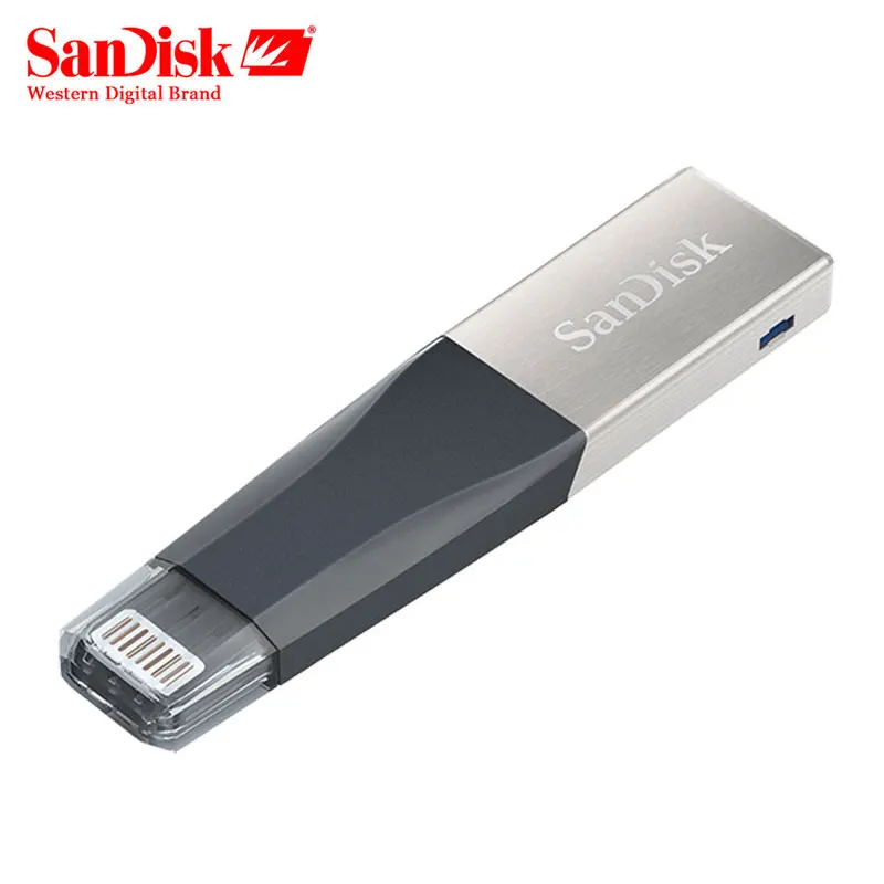 SanDisk USB флеш накопитель iXPand OTG Lightning коннектор 3 0 Флешка 32 Гб 64 128 ГБ MFi для iPhone