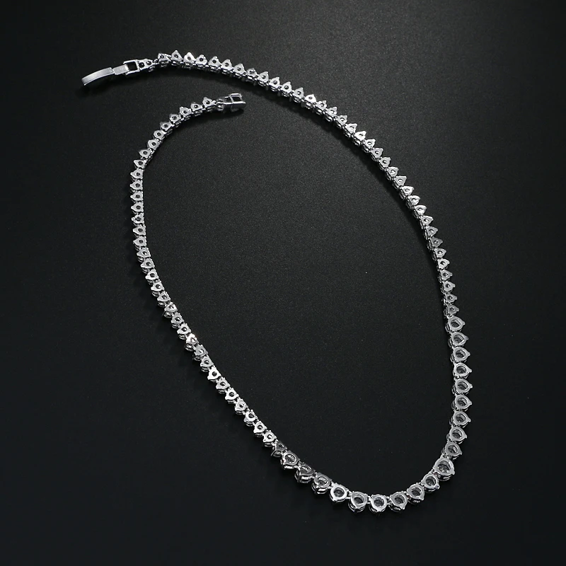 EMMAYA AAA Zircons Потрясающие круглые ожерелья с кристаллами CZ и роскошные вечерние свадебные украшения для свадьбы