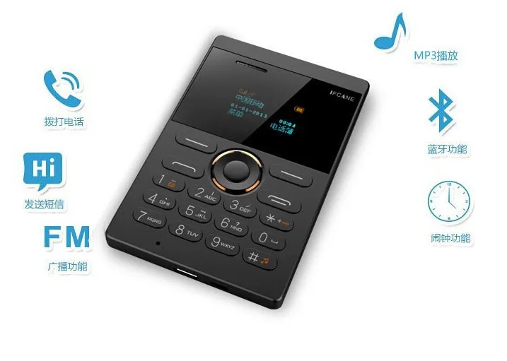 Скидка! Новинка, ультра тонкий телефон IFCANE E1, мобильный телефон, GSM, Bluetooth, английская, русская, арабская клавиатура, многоязычная