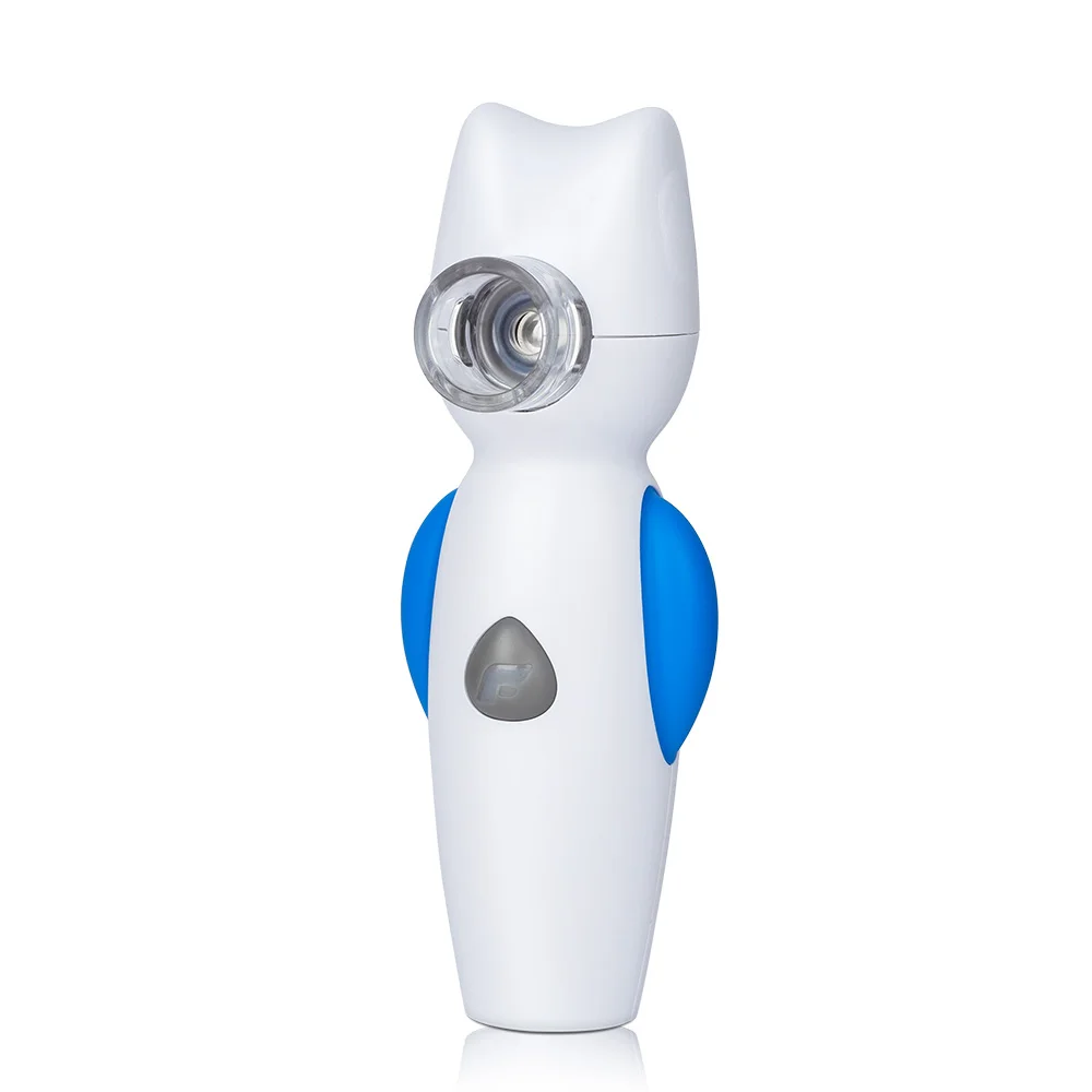 Blue Ингалятор Ручной распылитель для детей, домашний воздушный Angel Nebulizer, портативный сетчатый паровой Ингалятор, распылитель, медицинский бытовой испаритель - Цвет: Blue