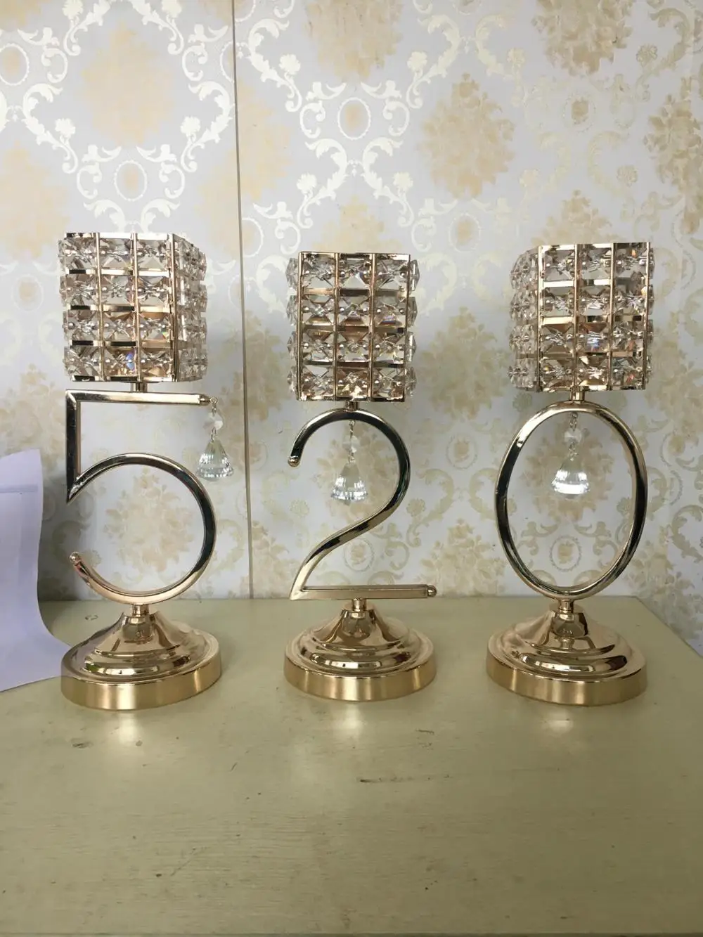 Новые творческие Европейский стиль железа Свадебные свечи 520 шт. реквизита | Дом и