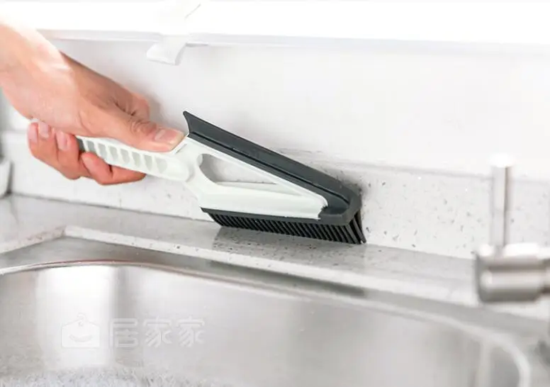 Double sided window groove cleaning brush floor wiper stove cleaning scraper decontamination dust cleaner bathroom Cleaning tool