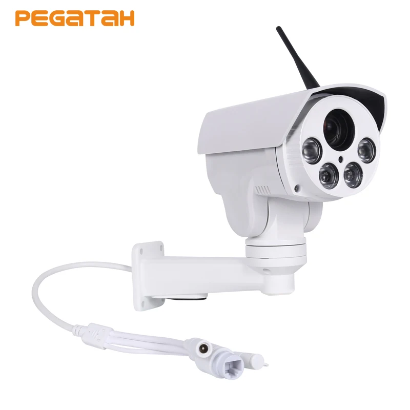HD WI FI P2P открытый пуля 4X Оптический зум 2 8 12 мм объектив Мини PTZ AHD камера 4 шт.
