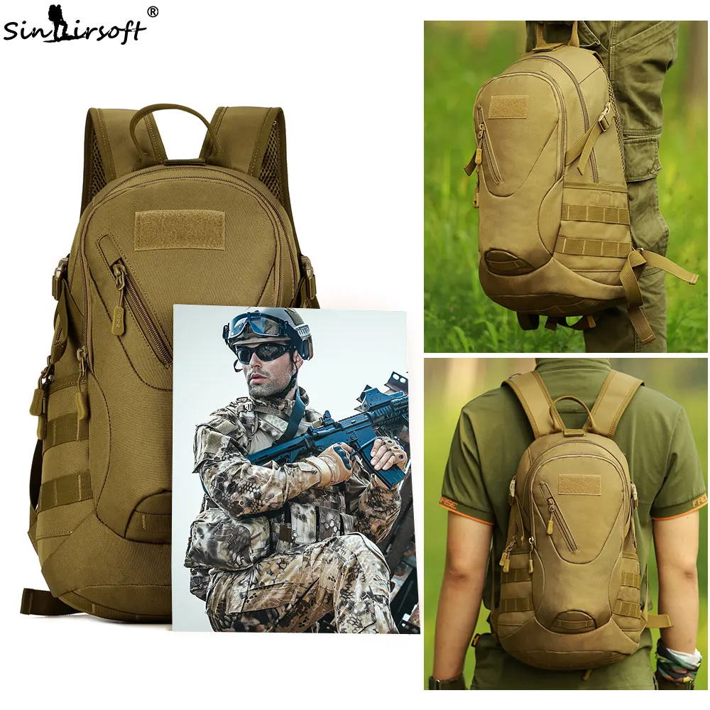 Sinairsoft Новинка 2017 года Водонепроницаемый 3D Военная тактика рюкзак мешок 20L для