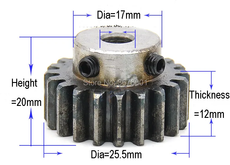 Высокоточная зубчатая шестерня и Module1.5 15T 45 # сталь 1/5/6/8/10/12 мм|Передачи| |