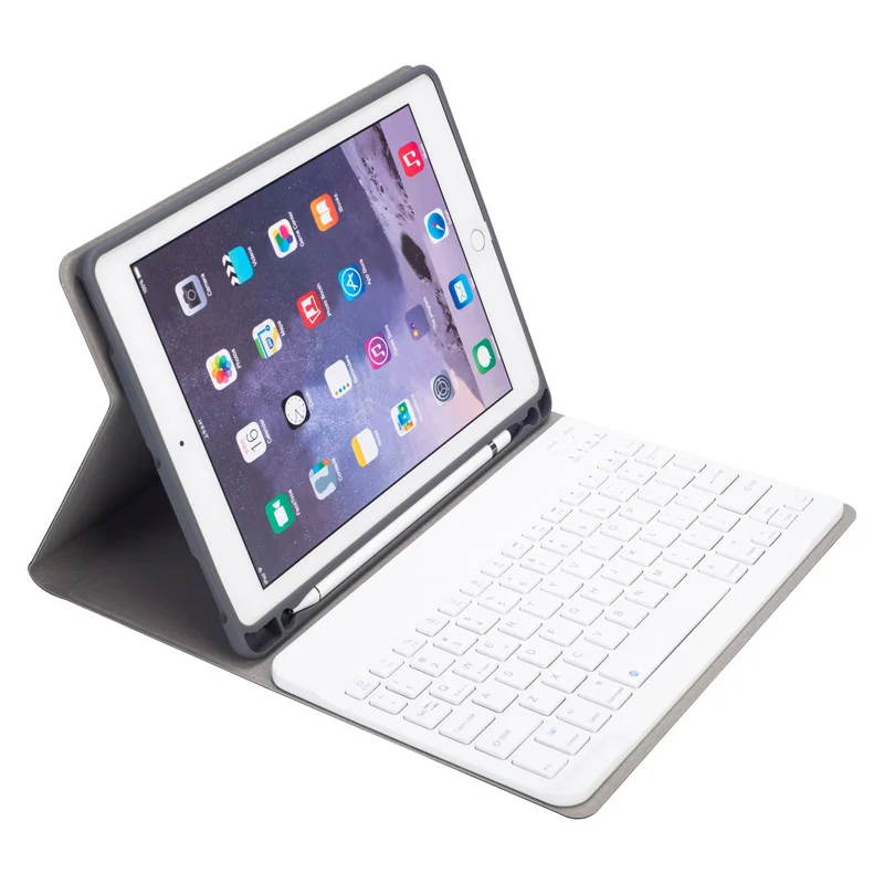 Чехол из пу и тпу с портативной Bluetooth клавиатурой для iPad Air 2 Pro9.7 новинка 9 7 2017 2018