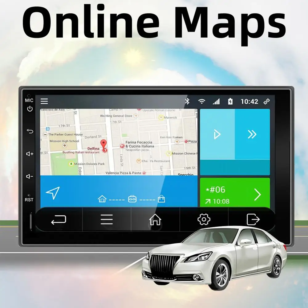 Автомобильный DVD плеер Bosion Android 9 0 8 ядер 2 Гб ОЗУ 32 ПЗУ GPS din|Автомагнитолы| |