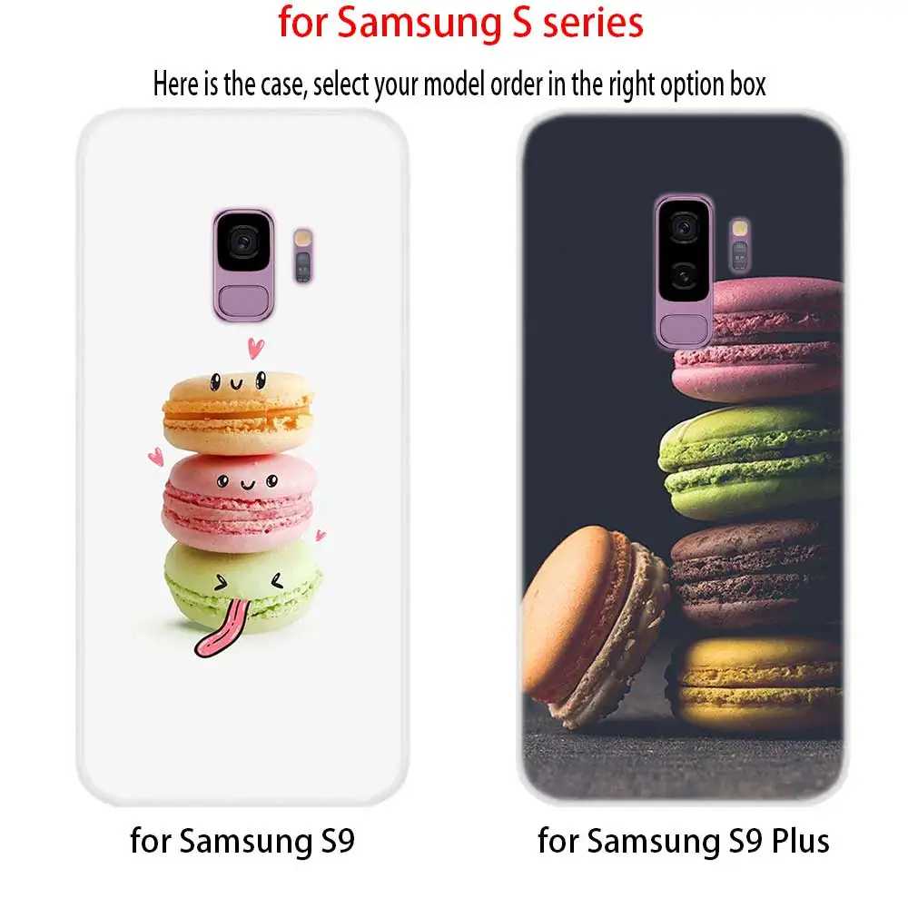 Мягкий силиконовый чехол для Samsung S30 S20 S11 S10 S9 S8 Plus lite 11e 10e Uitra S7Edge Macarons Торт|Бамперы|